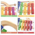thumbnail image 2 of Amdohai Wood Pine Xylophone 8-Note Glockenspiel 3mm Colorful Aluminum Plate, 2 of 6