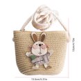thumbnail image 5 of Kids Cartoon  Straw Bags, Hand Crafted Children Beach Bags Cute  For Outdoor, 5 of 5