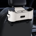 thumbnail image 1 of Summer Savings Clearance! Car Seat Back Organizer with Cup Holder and Tissue Box, Multi-Pocket Car Organizer for Back Seat, Car Storage Solution for Drinks and Tissue, Travel Accessory for Car, 1 of 9