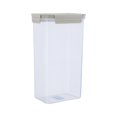 thumbnail image 1 of Ohufall Push-Button Airtight Container Plastic Food Storage Canister Dry Food Dispenser Jar Grain Storage Bin Airtight Food Storage Containers Food Storage Containers With Lids Freezer Safe, 1 of 7