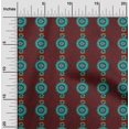 thumbnail image 1 of oneOone Cotton Flex Fabric Leaves & Floral Block Decor Fabric Printed BTY 40 Inch Wide, 1 of 4