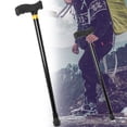 thumbnail image 2 of Wchiuoe Bâton de Marche Extérieur Pliable Bâton de Marche Canne Pliante Ajustable pour Randonnée Voyage, 2 of 8