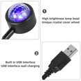 thumbnail image 2 of Car Roof Projector Light Sound Activated USB Car Ambient Light with 4 Light Colors Multiple-Mode LED Car Interior Decoration Light for Home Car Driving, 2 of 8