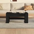 thumbnail image 3 of vidaXL Coffee Table Black 102x55x45 cm Engineered Wood, 3 of 4