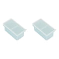 thumbnail image 1 of (2-Pack) Rinsvye Silicone Freezer Tray with Reusable Silicone Food Trays Lid Soup Freezer Container and Water 2 Cup Extra Large Ice Cube Tray Makes 2 Perfect 250Ml Portions Cubes for Freezing Soup S, 1 of 7