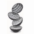 thumbnail image 1 of Hometrends Mini Round Dip Bowl 2oz Asst'd Black & White Pattern, Stoneware, 1 of 3