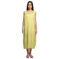 thumbnail image 1 of Moomaya Robe de Nuit d'Allaitement Unie à Col Rond pour Femmes en Coton, 1 of 5