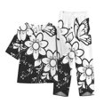 thumbnail image 2 of Ensembles d'Été Deux Pièces pour Femmes, T-Shirt Court à Manches Courtes Imprimé à Demi-Manches à Col Rond + Ensemble de Pantalon Décontracté, Ensemble Détente Deux Pièces, Ensembles Grande Taille en Liquidation, 2 of 4