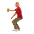 thumbnail image 3 of Baohd 1/87 Diorama Graffiti Figure Characters Resin People Train Layout boy red, 3 of 9