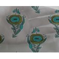 thumbnail image 4 of oneOone Georgette Viscose Fabric Leaves & Floral Block Print Fabric BTY 42 Inch Wide, 4 of 5