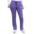 thumbnail image 1 of Adar Pro Women's Slim Fit Tapered Scrub Pants, Heather Grape, L, 1 of 1