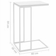 thumbnail image 1 of vidaXL Side Table White 40x30x59 cm Engineered Wood, 1 of 5