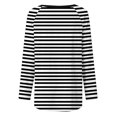 thumbnail image 5 of Birdeem Hauts pour Femmes Décontractés Été Manches 3/4 Femmes Décontractées Manches Longues Col Rond Hauts Blouse Ample Imprimé Graphique Chemise Hauts et Blouses Été, 5 of 5