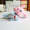 thumbnail image 4 of Peluche Requin Mignon 12cm Porte-Clés Pendentif Sac Décor Cadeau, 4 of 8