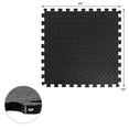 thumbnail image 3 of Costway 36 Tiles 1/2" Puzzle Floor Exercise Mat Interlocking Anti-slip EVA Foam Black, 3 of 9