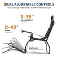 thumbnail image 3 of BeesClover Racing Wheel Stand, Foldable Simulator Cockpit for Logitech G923/G920/G29 & Thrustmaster, Adjustable Steering Wheel & Pedal Mount, Compatible with Fanatec, Hori, 3 of 9