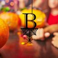 thumbnail image 2 of Spider Halloween Decoration Hang Tag Set with 26 Iron Letters 5.3 cm x 9 cm, Black Rope Included, 2 of 4