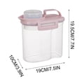 thumbnail image 3 of Meitianfacai Airtight Food Storage Containers, Kitchen Airtight Jars With Lid Storage Box, Stackable Food Containers Kitchen Cabinets Organize Pet Food Treats, 3 of 5
