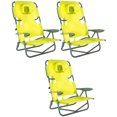 thumbnail image 1 of Ostrich On-Your-Back Outdoor Lounge 5 Position Reclining Beach Chair (3 Pack), 1 of 12