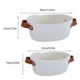 thumbnail image 4 of Wweixi Panier de Rangement avec Poignées Contenant en Corde de Coton Tressée Articles Divers Collations Porte-Clés Tiroir Cosmétique Étagère Commode Bleu Foncé L, 4 of 6