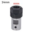 thumbnail image 1 of Motor Shaft Collet Chuck Er11 Er16 Er20 A 5-16mm Extension Rod Toolholder Cnc Er20A-14mm, 1 of 7