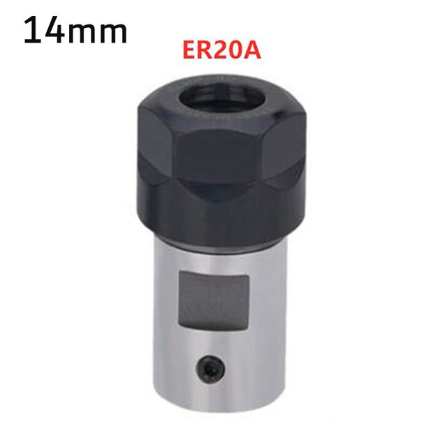 Motor Shaft Collet Chuck Er11 Er16 Er20 A 5-16mm Extension Rod Toolholder Cnc Er20A-14mm