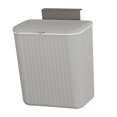 thumbnail image 3 of Baohd Kitchen Waste Compost Bin Multifunction Holder for Cabinet Door Countertop Grey 9L, 3 of 9