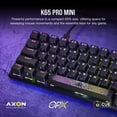 thumbnail image 2 of CORSAIR K65 PRO MINI RGB - Clavier - 65 %, Jeu - Rétroéclairé - USB - Anglais Américain - Commutateur de Touches : CORSAIR OPX RGB, 2 of 7