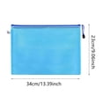 thumbnail image 2 of & Craft A4 Mesh Zipper Bags with Labels for Organization Travel and Home Use 10-Piece Set in Mixed Colors 131 x 95 Inches, 2 of 7