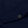 thumbnail image 3 of LSLJS Women Solid Rain Jacket Outdoor Plus Size Hooded Raincoat Windproof( Navy, XL), 3 of 4