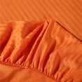 thumbnail image 4 of 1200 Thread Count 100% Egyptian Cotton 3-Piece Fitted Sheet ( 1 Fitted Sheet + 2 Pillow Covers) 24 Inches Deep Pocket Size Stripe Pattern, 4 of 4