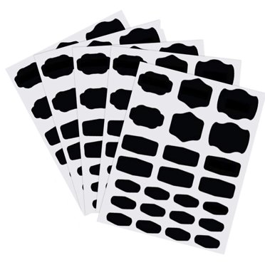120Pcs Chalkboard Labels for Food Jars, Spice, Glass, Cups, Bottles, Containers and Canisters