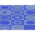 thumbnail image 1 of Ahgly Tapis Rectangulaire Lavable en Machine Intérieur Transitionnel Bleu Ciel, 2 Pieds x 4 Pieds, 1 of 7