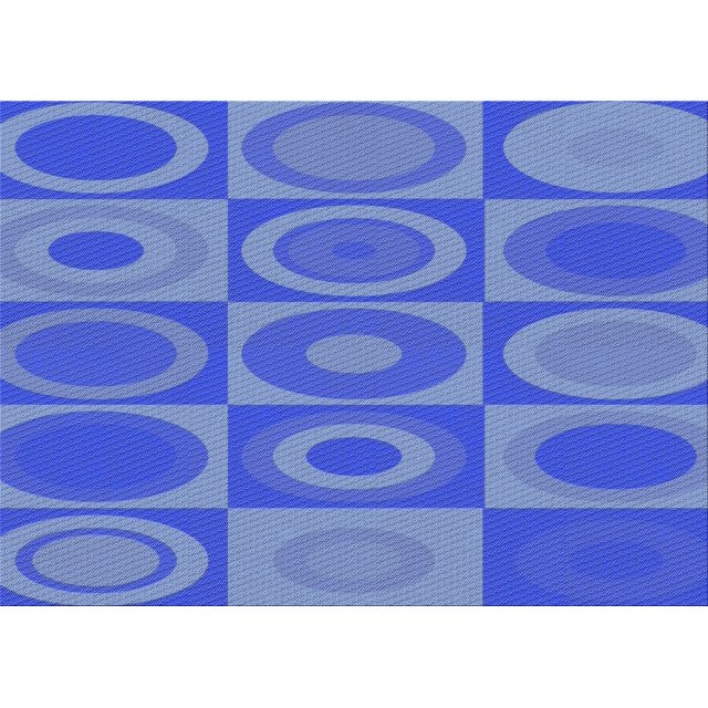 Ahgly Tapis Rectangulaire Lavable en Machine Intérieur Transitionnel Bleu Ciel, 2 Pieds x 4 Pieds
