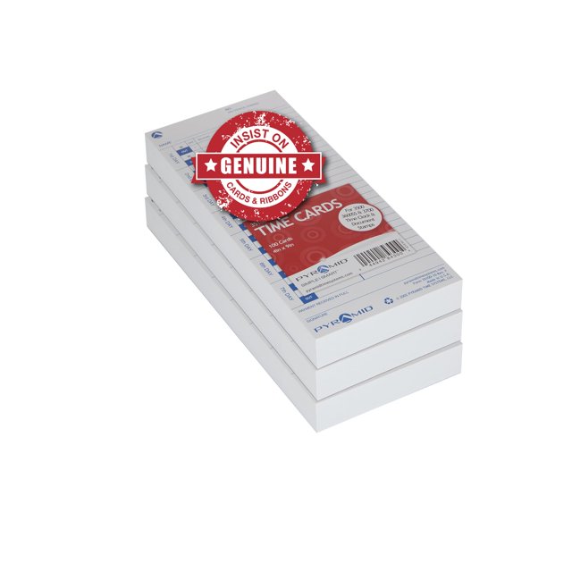 Pyramid Time Systems - Cartes Time 30 % Recyclées (3