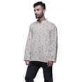 thumbnail image 2 of Atasi Kurta Traditionnel en Coton Imprimé à Col Mandarin pour Hommes Chemise Décontractée, 2 of 5