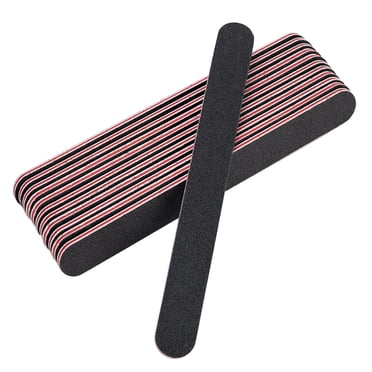 Yeacher 15Pcs Professional Nail Files Double Sided Emery Boards 100/180 Grit Nail Files & Buffers Natural Artificial Nails Buffer Block Manicure Kit