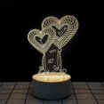 thumbnail image 2 of MesaSe Valenties Day 3D Night Light Creative Novelty LED Decorative Gift Table Lamp, 2 of 10