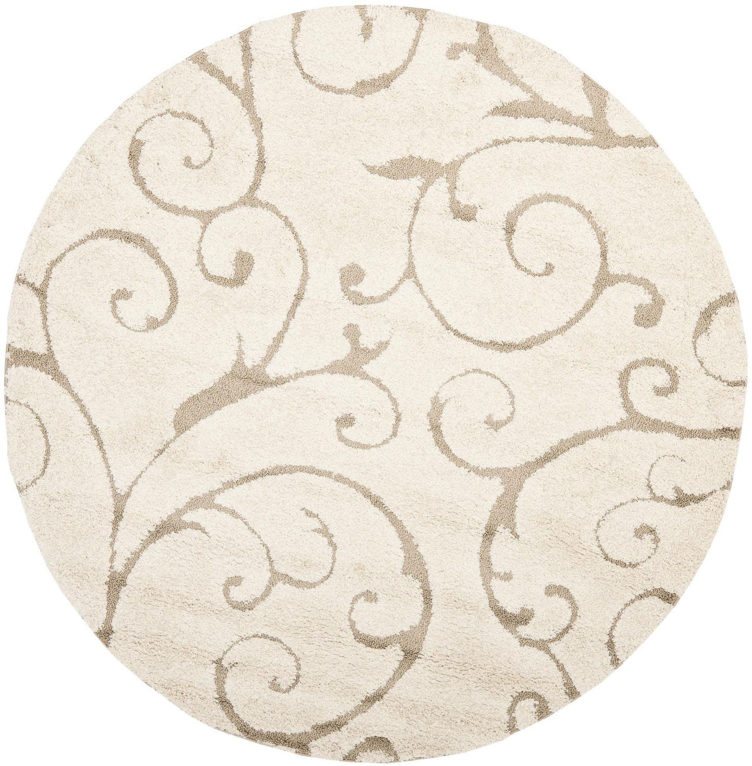 SAFAVIEH Florida Douglas Floral Vines Shag Area Rug
