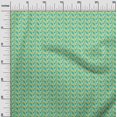 thumbnail image 3 of oneOone Cotton Jersey Medium Yellow Fabric Triangle Geometric Sewing Material Print Fabric By The Yard 58 Inch Wide, 3 of 5