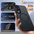 thumbnail image 4 of [PST] Samsung Galaxy S25 Edge Case, Matte Rubber Hybrid Back Cover with Magnetic MagSafe Compatible, 4 of 5