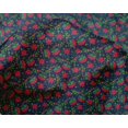 thumbnail image 4 of oneOone Silk Tabby Fabric Leaves & Floral Block Print Fabric BTY 42 Inch Wide, 4 of 4