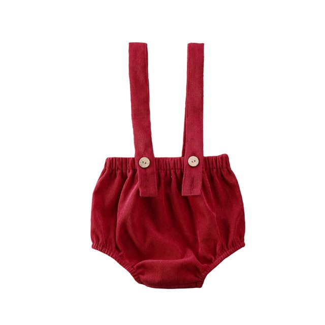 EYIIYE Salopette Bébé Shorts en Velours Côtelé