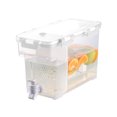 thumbnail image 2 of Meitianfacai 3.5L Cold Kettle With Faucet In Refrigerator Large Capacity Storage For Fruit Dispenser With Top And Spigot Fruit Teapot Lemonade Bucket, 2 of 4