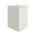 thumbnail image 1 of Space Solutions 18 inch 2 Drawer Metal File Cabinet, Pearl White, 1 of 4