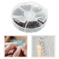 thumbnail image 2 of 1 Box of Split Rings Metal Open Jump Rings Jewelry Making Craft Jump Rings, 2 of 7