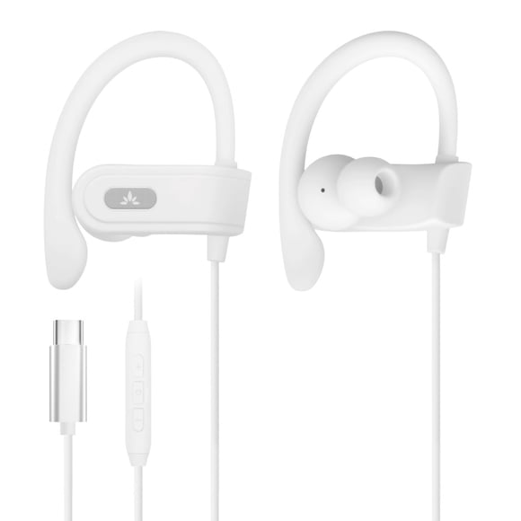 Avantree C171 - USB-C Wired Earbuds, Microphone & Volume Controls, Compatible with New iPhone 15 & 16