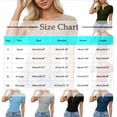 thumbnail image 3 of cfhntfmh Henley Shirts for Women Summer Short Sleeve Tops V Neck Basic Tees Fitted Ribbed Button up Beach Vacation Shirts, 3 of 6