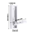 thumbnail image 3 of Wall Hooks for Hanging,Foldable Hooks Wall Mount Hideaways Bathroom Wall Hook Retractable Heavy Duty Wall Hooks for Bathroom Closet Entryway Pool and Kitchen,Wall Hooks Heavy Duty, 3 of 3