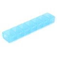 thumbnail image 4 of Travel Repacking Box, Jewelry Storage Box Divide Storage Container 7 Grid Plastic Box  For Store Earrings Necklaces Beads, Finger Rings Blue,Purple,White,Pink, 4 of 8